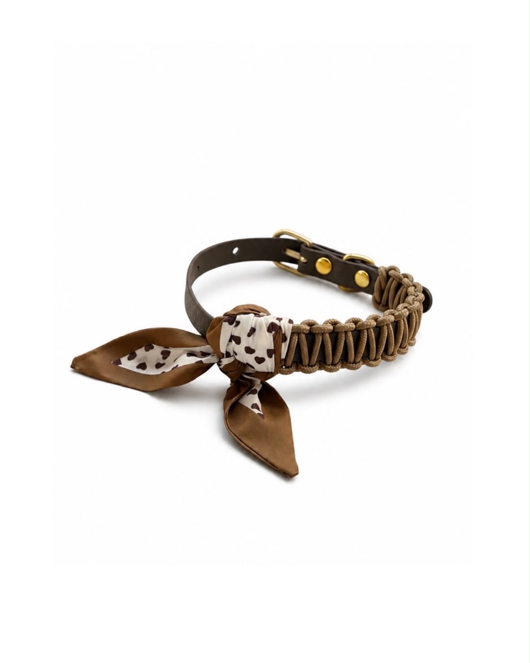 Cognac Brown collar S